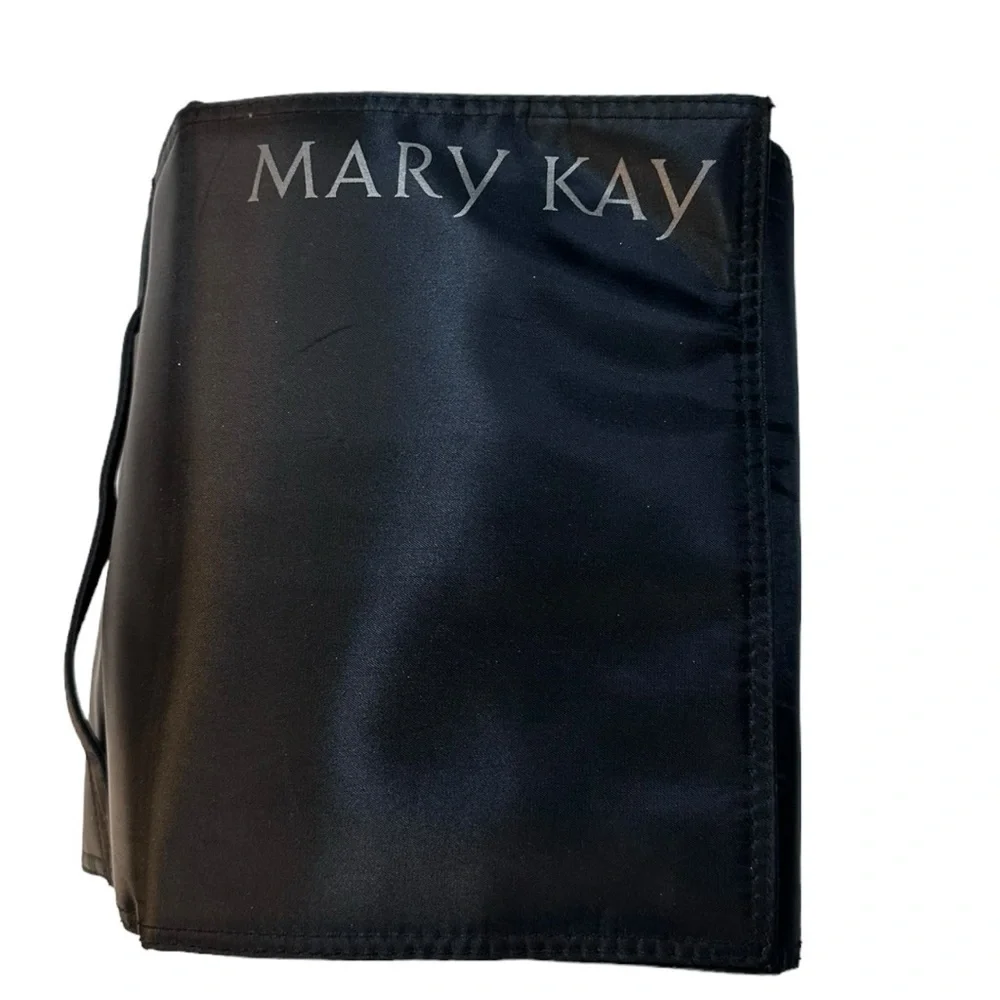 Mary Kay Roll Up Travel Cosmetics Bag With Removable Clear Pouches